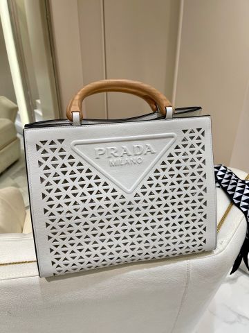 Túi xách nữ PRADA* VIP 1:1 29cm da cắt lưới