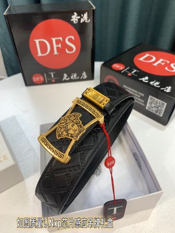 Belt nam VERSACE* dây da bò dập hoạ tiết