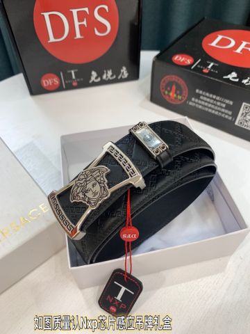 Belt nam VERSACE* dây da bò dập hoạ tiết