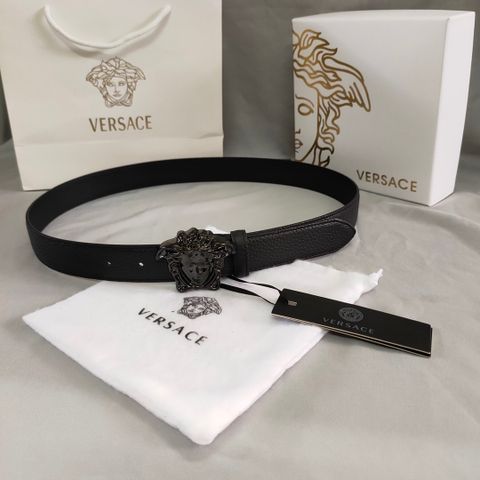 Belt nữ VERSACE* bản 3cm dây da bò mặt logo đẹp sang