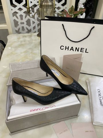 Giày cao gót JIMMY* CHOO* vân da rắn đẹp sang SIÊU CẤP