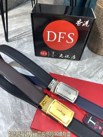 Belt nam SALVATORE* dây da bò mềm dùng 2 mặt