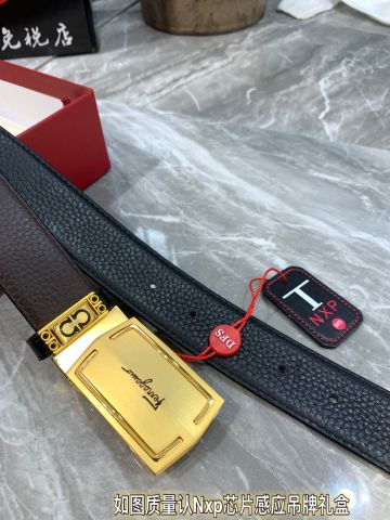 Belt nam SALVATORE* dây da bò mềm dùng 2 mặt