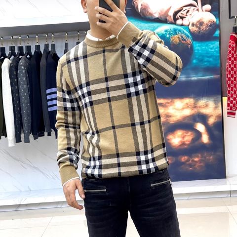 Áo len nam BURBERRY* kẻ đẹp SIÊU CẤP