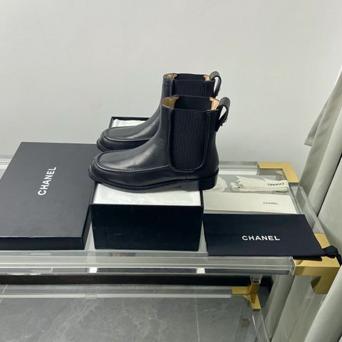 Boot chanel* cổ lỡ da bò lỳ mềm đẹp SIÊU CẤP