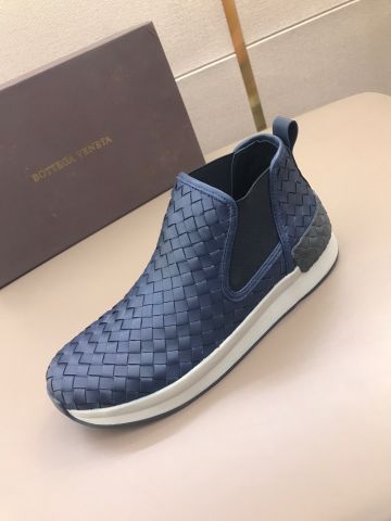 Giày nam cao cổ Bottega* Veneta* da bò đan đẹp