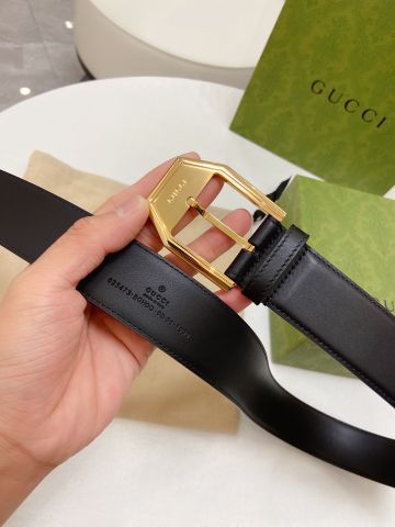 Belt nam nữ GUCCI* có 2 bản 3cm và 4cm dây da bò lỳ mềm đẹp lịch lãm