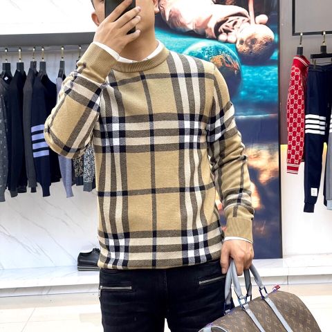 Áo len nam kẻ BURBERRY* đẹp cao cấp