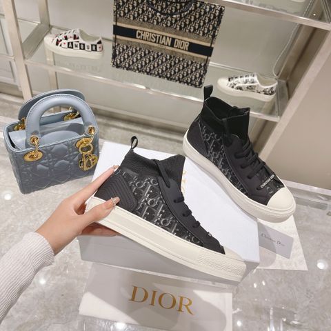 Giày thể thao nữ Dior* hoạ tiết oblique phối da bò đẹp SIÊU CẤP