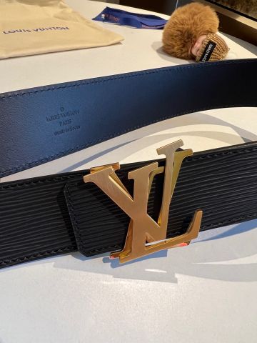 Belt nam LV* shake mẫu mới da tăm ngang bản 4cm logo kiểu mới đẹp sang