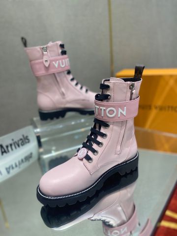 Boot LV* circle VIP 1:1 cổ lỡ dáng khoẻ da bò lỳ