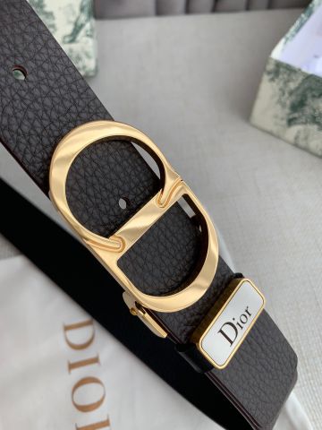 Belt nam DIOR* bản 3,5cm da bò mềm cao cấp