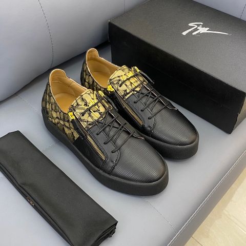 Giày nam buộc dây Giuseppe* zanotti* kéo khoá phối vân cá sấu đẹp