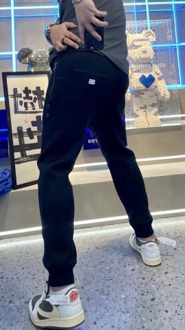 Quần jogger nam Balenciaga* thêu chữ kiểu độc