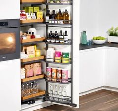 BỘ KỆ ĐỰNG THỰC PHẨM TANDEM PANTRY, MÀU ĐEN ANTHRACITE