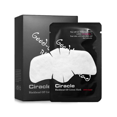 Mặt Nạ Đẩy Sạch Mụn Đầu Đen Ciracle Goodbye Blackhead Off Cotton Mask