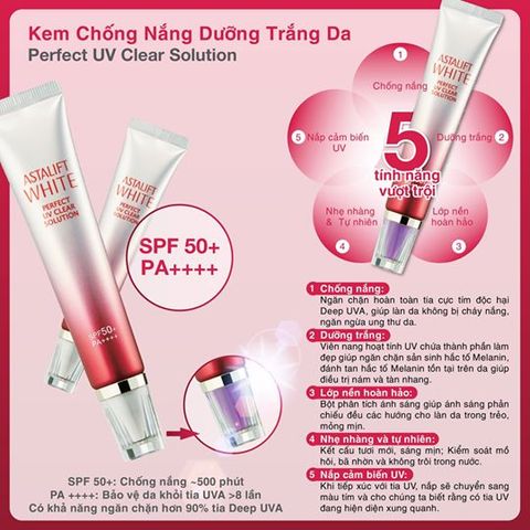  Kem chống nắng Astalift SPF50/PA +++ 