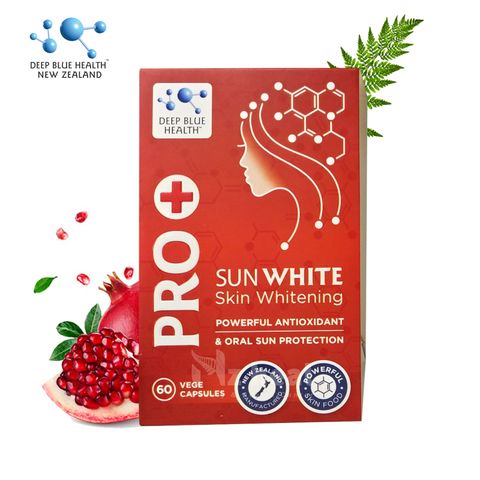  Viên uống chống nắng, trắng da Pro+ Sunwhite Deep Blue Health 60 viên 