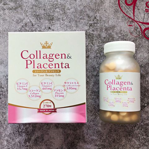  Viên Uống Collagen Placenta 270 viên của Nhật 