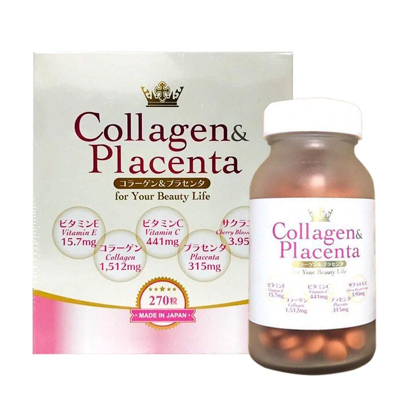 Viên Uống Collagen Placenta 270 viên của Nhật