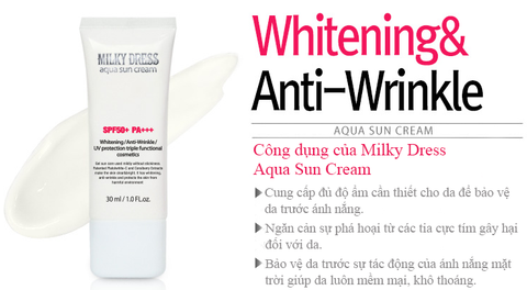  Kem chống nắng Milky Dress SPF50+ PA+++ (30ml) 