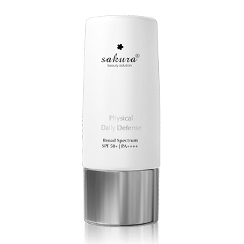 Nhũ tương chống nắng vật lý Sakura Physical Daily Defense SPF 50+ PA+++ 60g