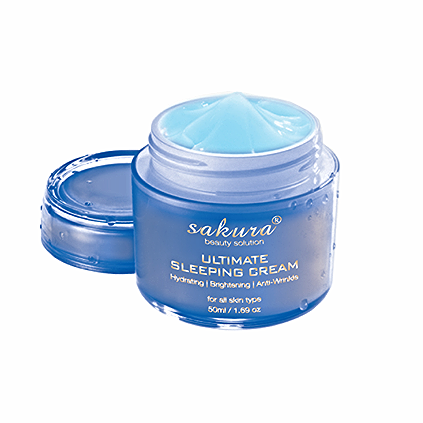 Mặt Nạ ngủ Làm Trẻ Hóa Trắng Da Sakura Ultimate Sleeping Cream