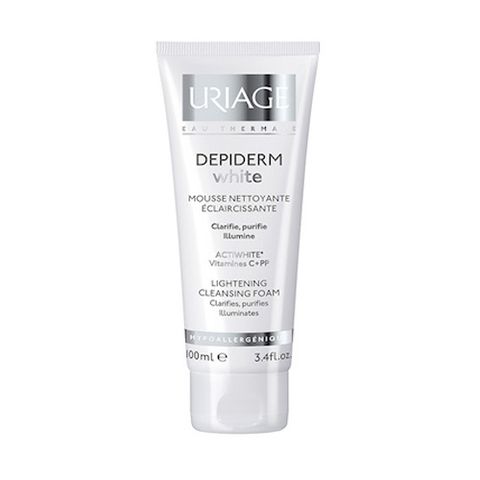  Sữa rửa mặt làm sạch và thanh khiết làn da  Uriage Depiderm White Mousse Nettoyante ÉCLaircissante 