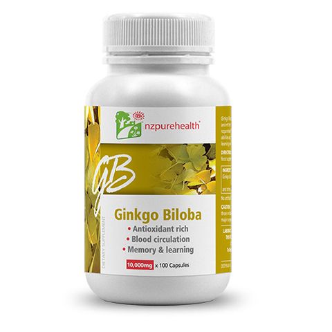  Viên bổ não Ginko Biloba Nzpurehealth New Zealand (100 Viên) 