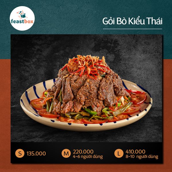  Gỏi Bò Kiểu Thái 