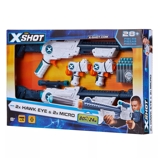 Combo X-Shot Xạ Thủ 2: Hawk eye & Micro – NERF VIỆT NAM