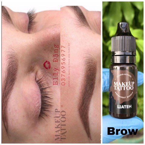  MỰC PHUN XĂM MAKEUP BROW ĐÃ MIX 