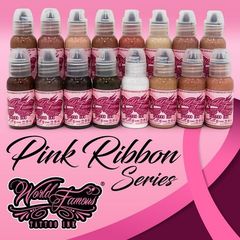  set pink ribbon 