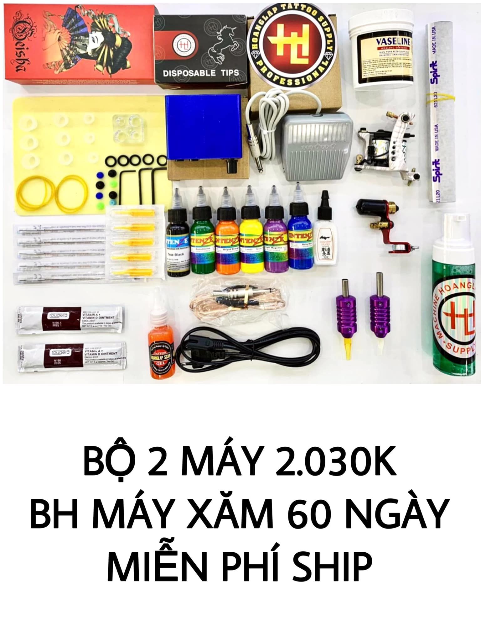 BỘ MÁY XĂM HÌNH ( 2 Máy Xăm )