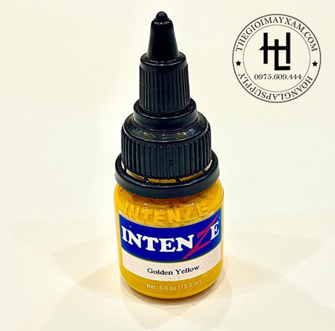  MỰC XĂM HÌNH INTENZE  GOLDEN YELLOW ( 15ml ) 