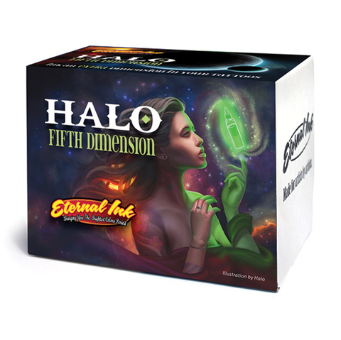  SET MỰC XĂM HÌNH ETERNAL HALO FIFTH DIMENSION 12 LỌ 