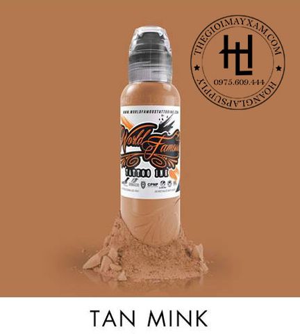  MỰC XĂM WORLD FAMOUS  TAN MINK( 15ml ) 