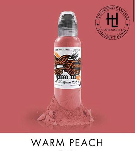  MỰC XĂM WORLD FAMOUS WARM PEACH ( 15ml ) 