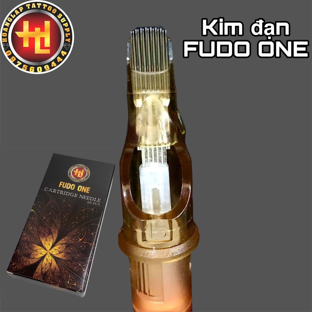 KIM XĂM ĐẦU ĐẠN ĐÁNH BÓNG 13RM FUDO ONE ( 20 Cây )