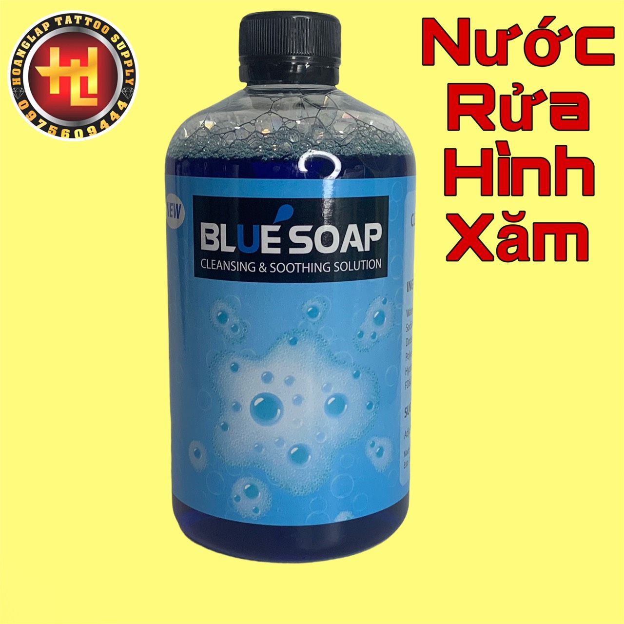 NƯỚC RỬA VỆ SINH HÌNH XĂM BLUE SOAP ( 500ml )