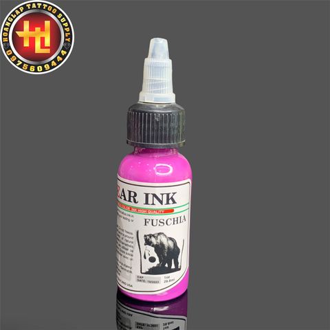  MỰC XĂM BEAR INK FUSCHIA ( 30ml ) 