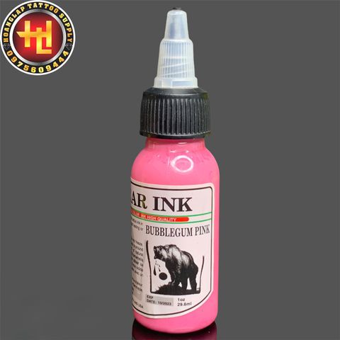  MỰC XĂM BEAR INK BUBBLEGUM PINK ( 30ml ) 