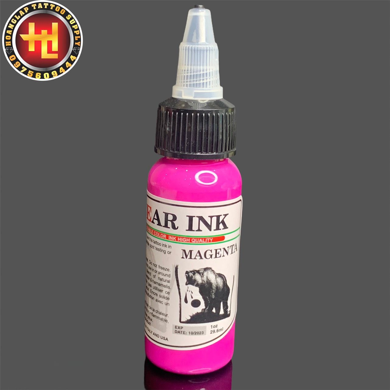 MỰC XĂM BEAR INK MAGENTA ( 30ml )