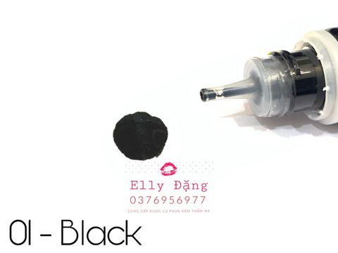  Mực phun xăm ChArm màu Black ( số 01 ) 