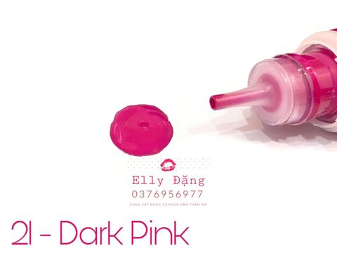  Mực phun xăm ChArm màu Dark Pink( số 21 ) 