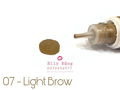  Mực phun xăm ChArm màu  Light Brown ( số 23 ) 