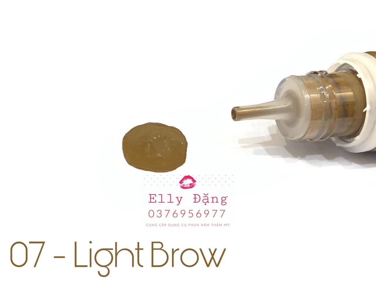 Mực phun xăm ChArm màu  Light Brown ( số 23 )