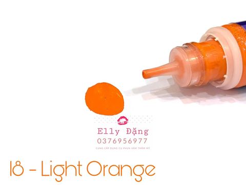  Mực phun xăm ChArm màu Light Orange ( số 18 ) 