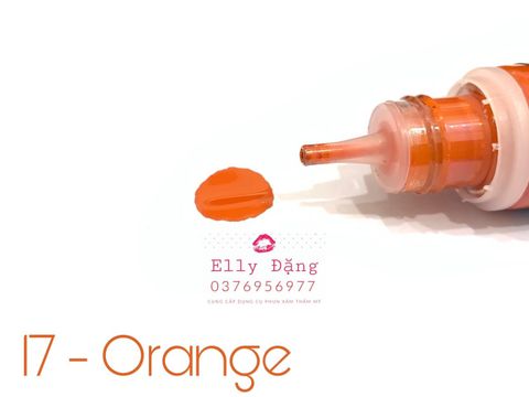  Mực phun xăm ChArm màu Orange ( số 17 ) 