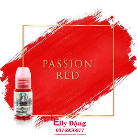  MỰC PHUN XĂM PERMA PASSION RED 